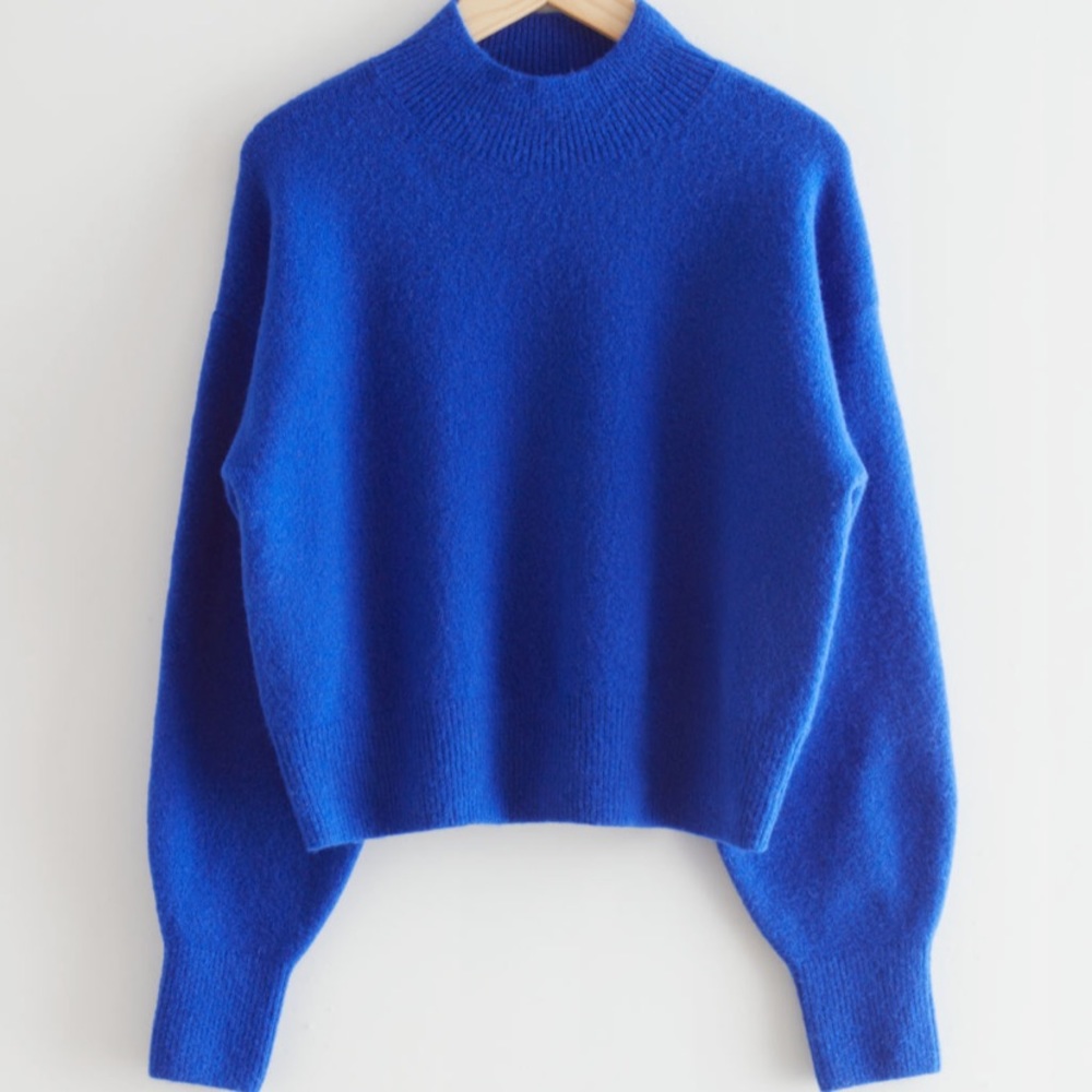 & Other stories blue sweater